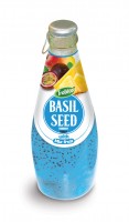 554 Trobico Basil seed with mix fruit glass bottle 290ml